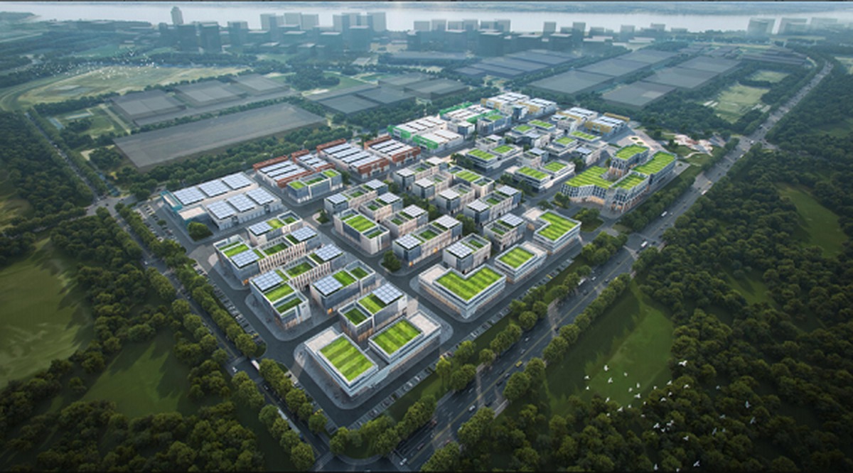 Parco industriale con fotovoltaico - Xinjiang